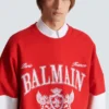 Felpa boxy Balmain College Felpa boxy Balmain College