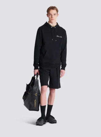 Felpa con cappuccio Balmain Signature