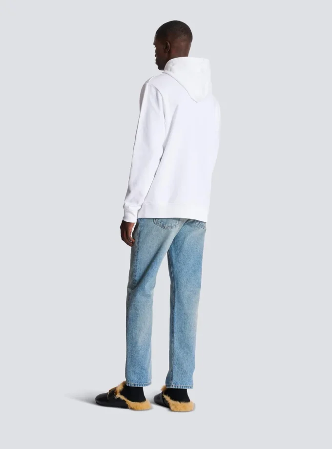 Felpa con cappuccio Balmain Signature