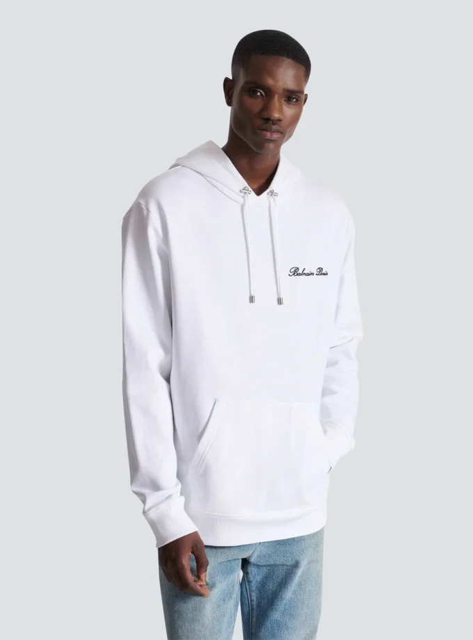 Felpa con cappuccio Balmain Signature