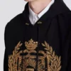 Felpa con cappuccio ricamata Balmain Écusson Felpa con cappuccio ricamata Balmain Écusson