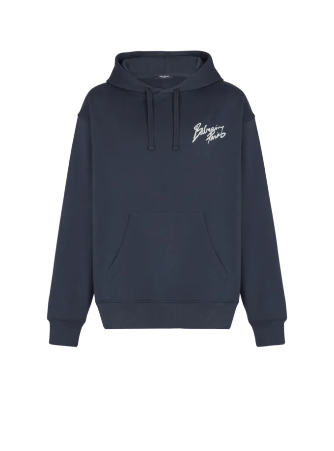 Felpa con cappuccio stampata