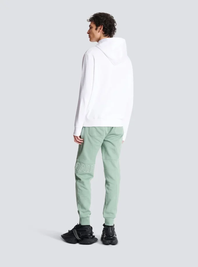 Felpa con cappuccio stampata Balmain Paris Felpa con cappuccio stampata Balmain Paris