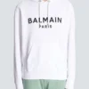 Felpa con cappuccio stampata Balmain Paris Felpa con cappuccio stampata Balmain Paris