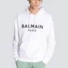 Felpa con cappuccio stampata Balmain Paris Felpa con cappuccio stampata Balmain Paris