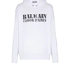 Felpa con cappuccio stampata Balmain Stamp Felpa con cappuccio stampata Balmain Stamp