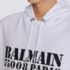 Felpa con cappuccio stampata Balmain Stamp Felpa con cappuccio stampata Balmain Stamp