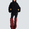 Felpa oversize con cappuccio Felpa oversize con cappuccio