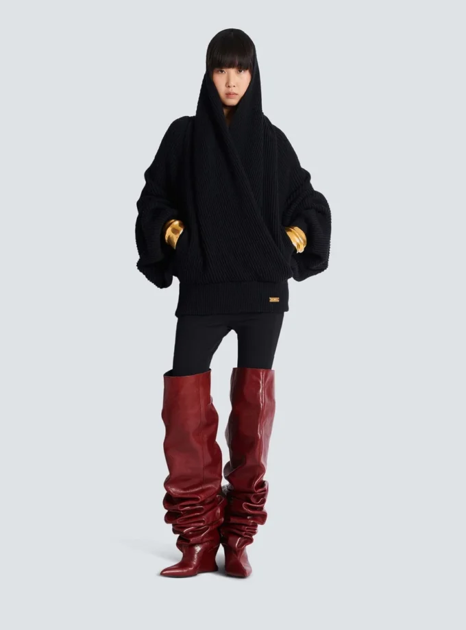 Felpa oversize con cappuccio Felpa oversize con cappuccio