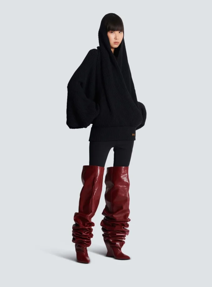Felpa oversize con cappuccio Felpa oversize con cappuccio