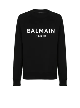 Felpa stampata Balmain Paris