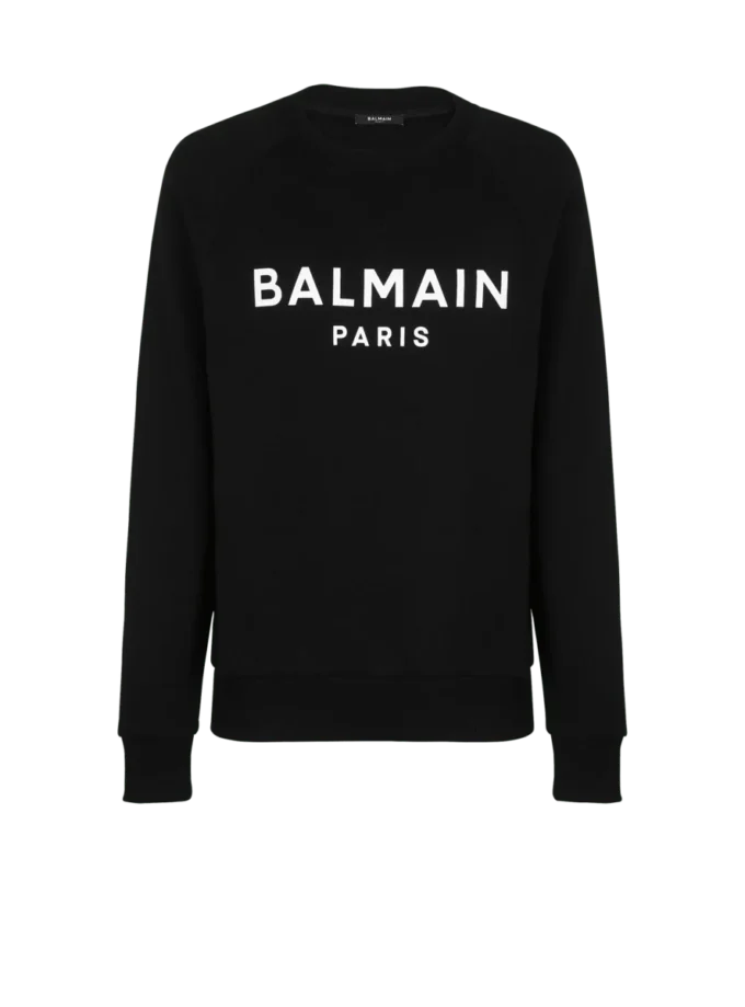 Felpa stampata Balmain Paris