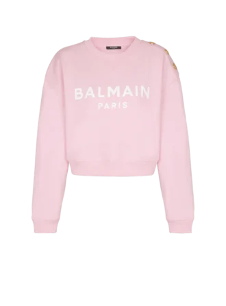 Felpa stampata Balmain Paris