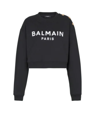Felpa stampata Balmain Paris