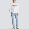 Felpa stampata Balmain Paris Felpa stampata Balmain Paris