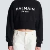 Felpa stampata Balmain Paris Felpa stampata Balmain Paris