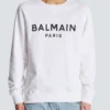 Felpa stampata Balmain Paris Felpa stampata Balmain Paris