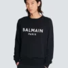 Felpa stampata Balmain Paris