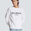 Felpa stampata Balmain Paris Felpa stampata Balmain Paris