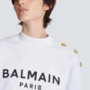 Felpa stampata Balmain Paris