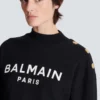 Felpa stampata Balmain Paris Felpa stampata Balmain Paris