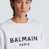 Felpa stampata Balmain Paris Felpa stampata Balmain Paris
