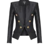 Giacca a 6 bottoni in jacquard coccodrillo Giacca a 6 bottoni in jacquard coccodrillo
