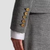 Giacca a 6 bottoni in jacquard Principe di Galles Giacca a 6 bottoni in jacquard Principe di Galles