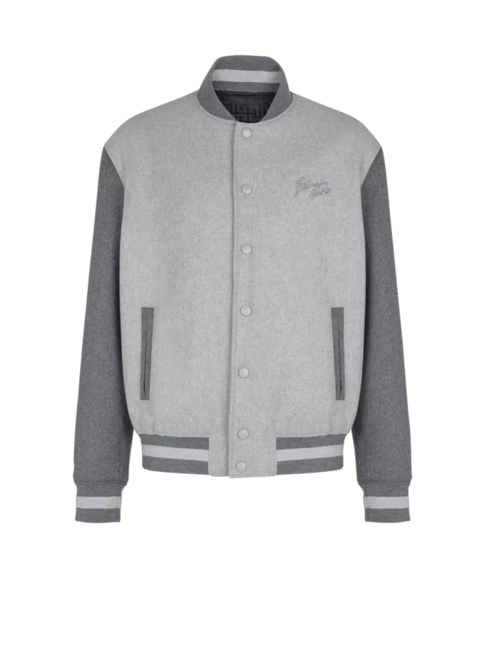 Giacca college in lana e cashmere
