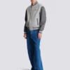 Giacca college in lana e cashmere