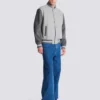 Giacca college in lana e cashmere