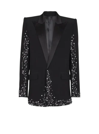 Giacca con 1 bottone e ricamo Constellation