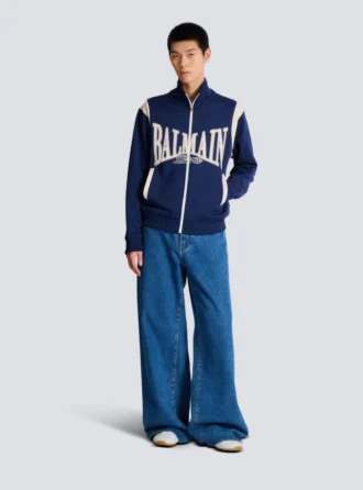 Giacca con zip Balmain College