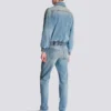 Giacca corta in denim foderata Giacca corta in denim foderata