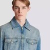 Giacca corta in denim foderata Giacca corta in denim foderata