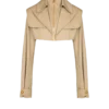 Giacca corta in gabardine