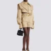 Giacca corta in gabardine