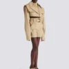 Giacca corta in gabardine