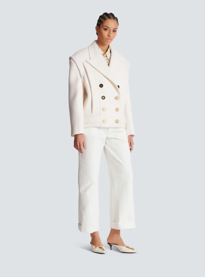 Giacca corta in lana Giacca corta in lana