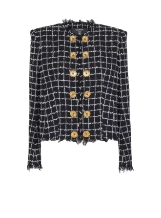 Giacca corta in tweed
