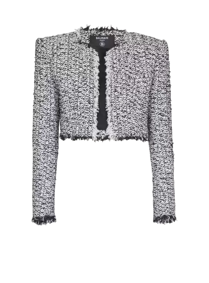 Giacca corta in tweed Giacca corta in tweed