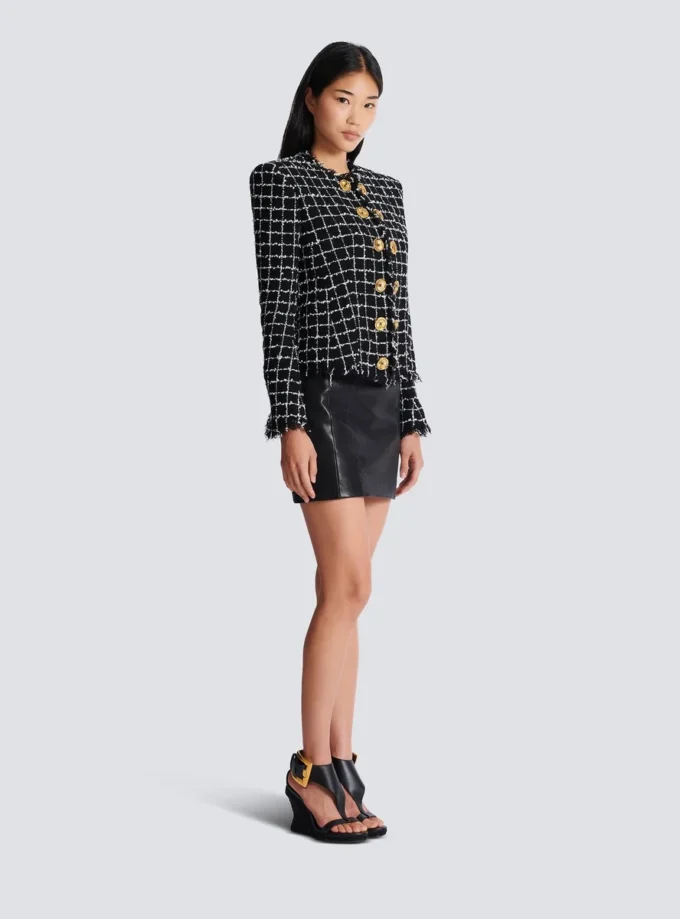 Giacca corta in tweed Giacca corta in tweed