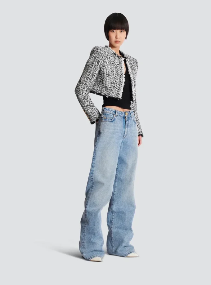 Giacca corta in tweed Giacca corta in tweed