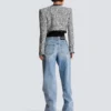 Giacca corta in tweed Giacca corta in tweed