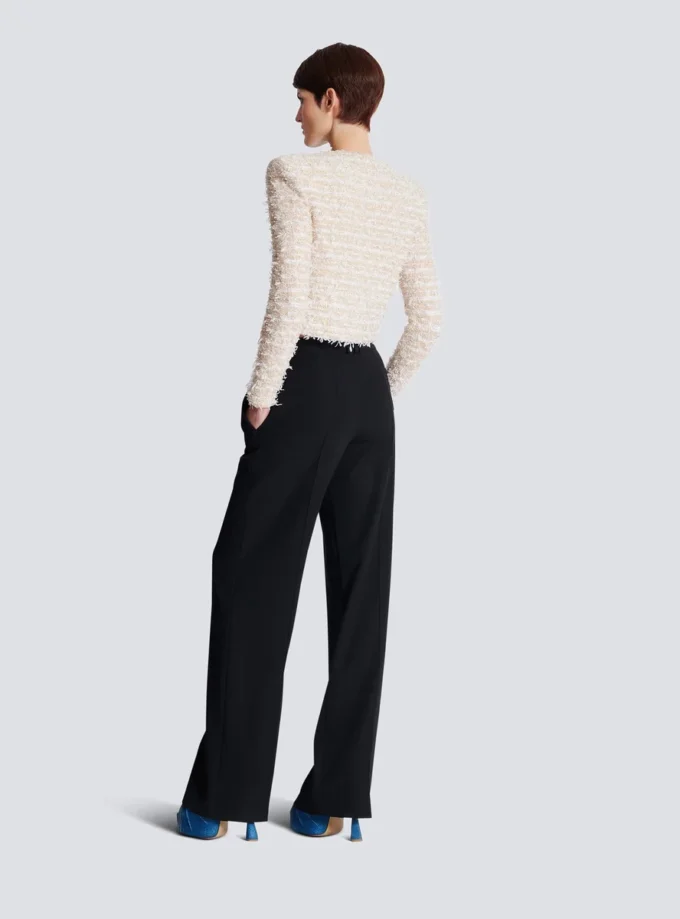 Giacca corta in tweed