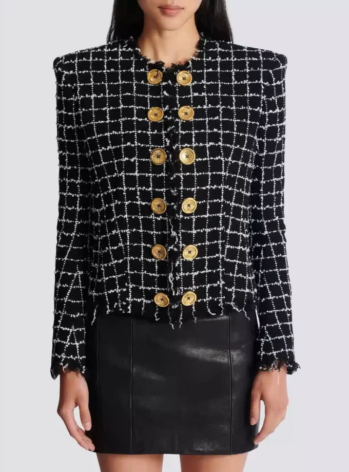 Giacca corta in tweed Giacca corta in tweed