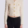 Giacca corta in tweed
