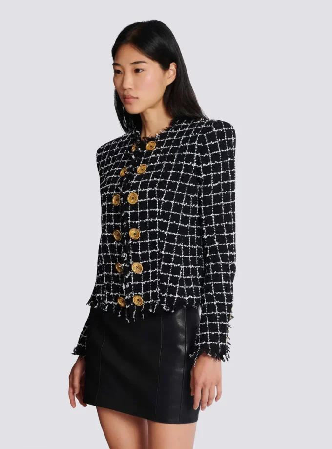 Giacca corta in tweed Giacca corta in tweed