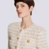 Giacca corta in tweed