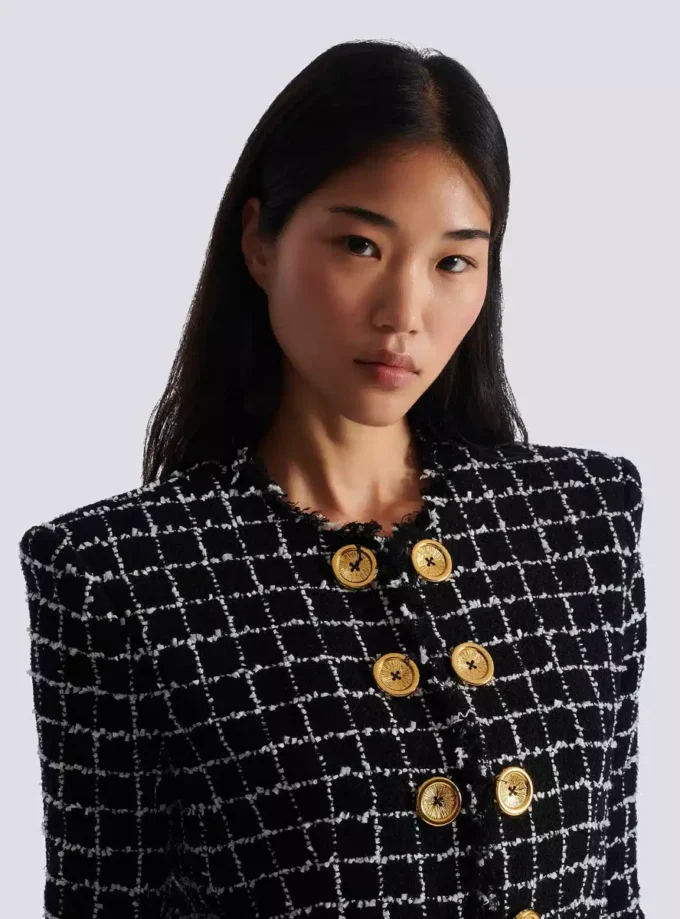 Giacca corta in tweed Giacca corta in tweed